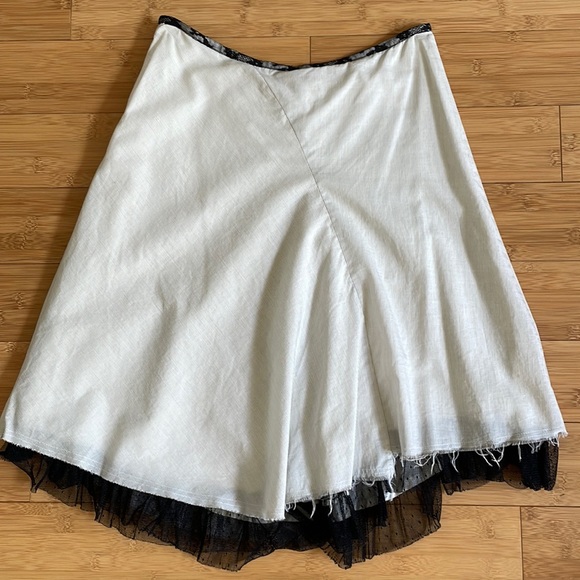 Free People Cotton A-Line Skirt - Picture 4 of 12